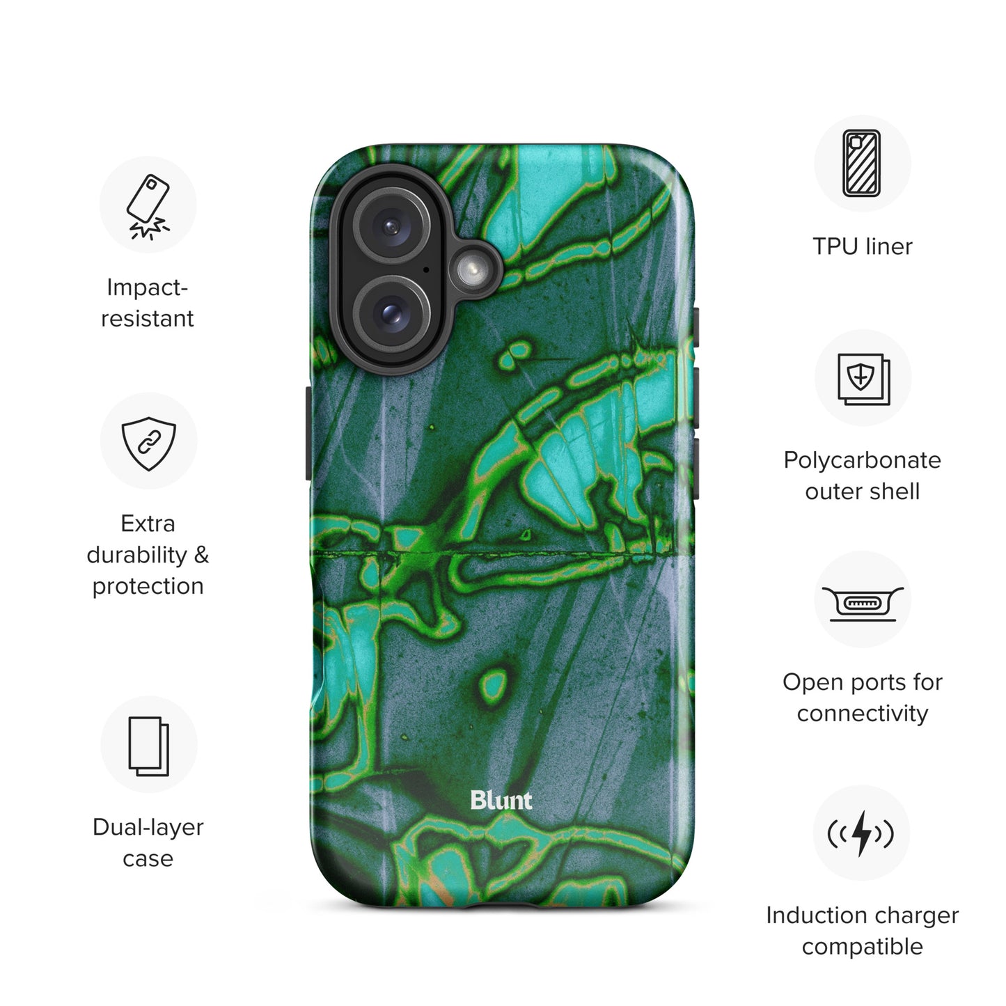 Jade Current iPhone Case