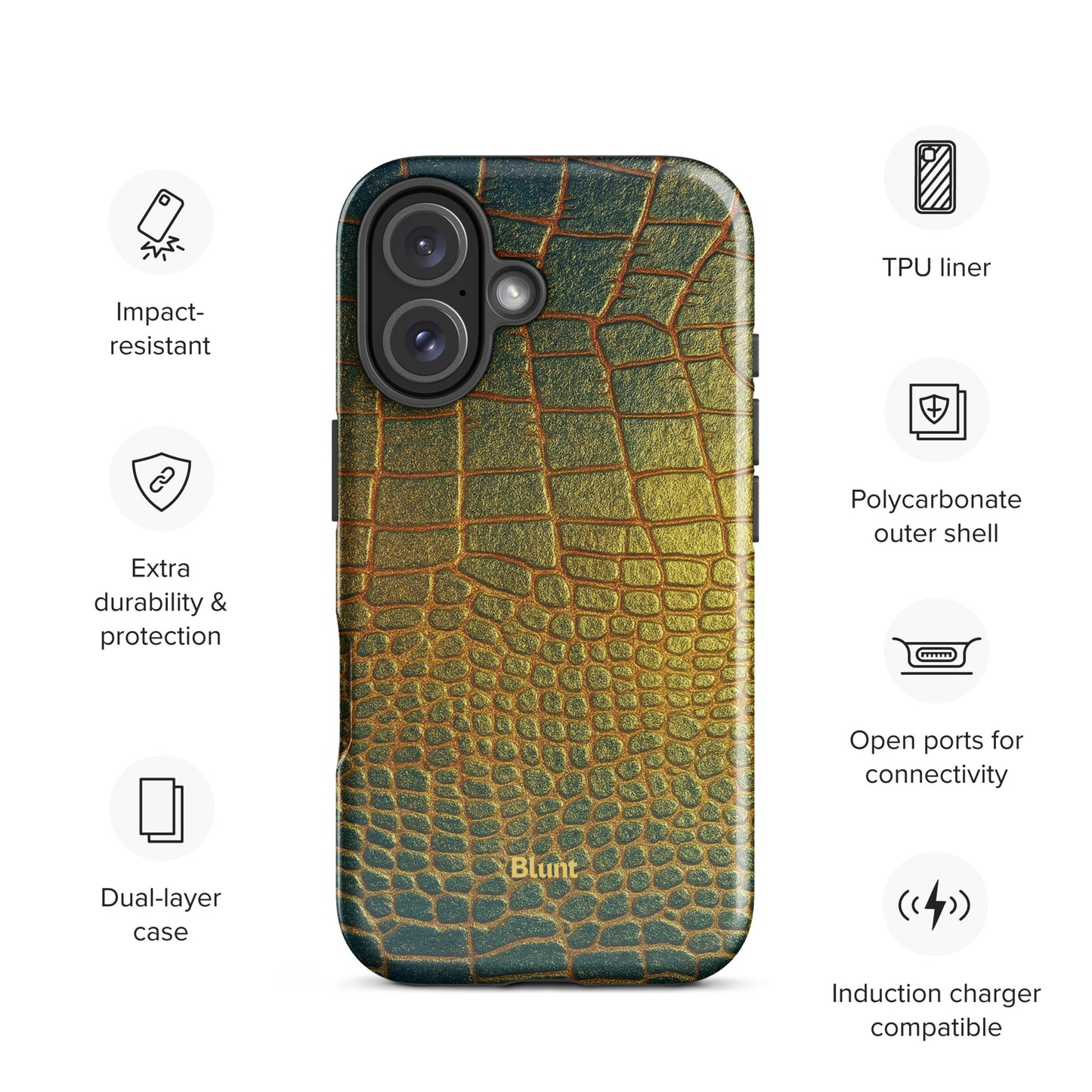 Emerald Fang iPhone Case
