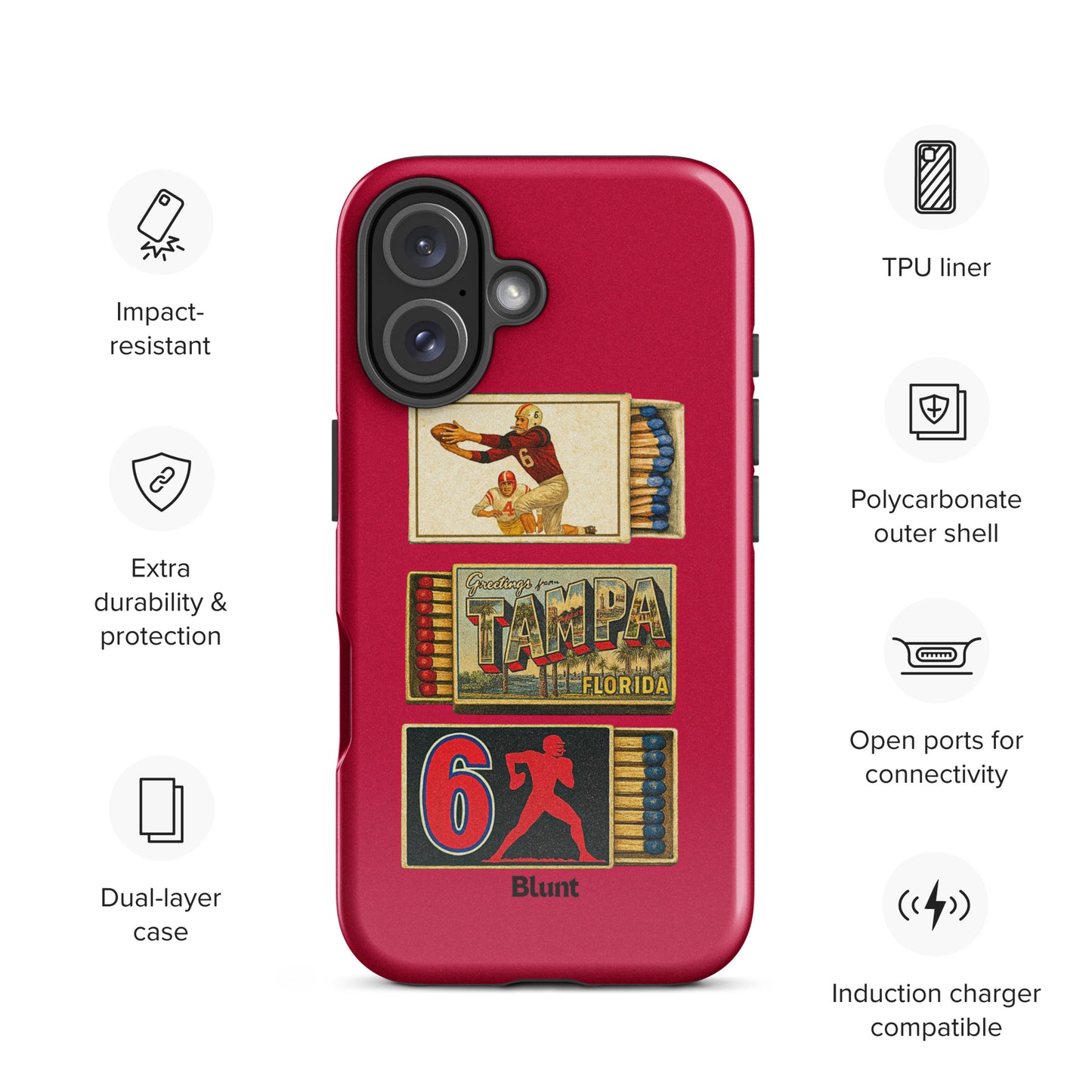 Tampa Football iPhone Case