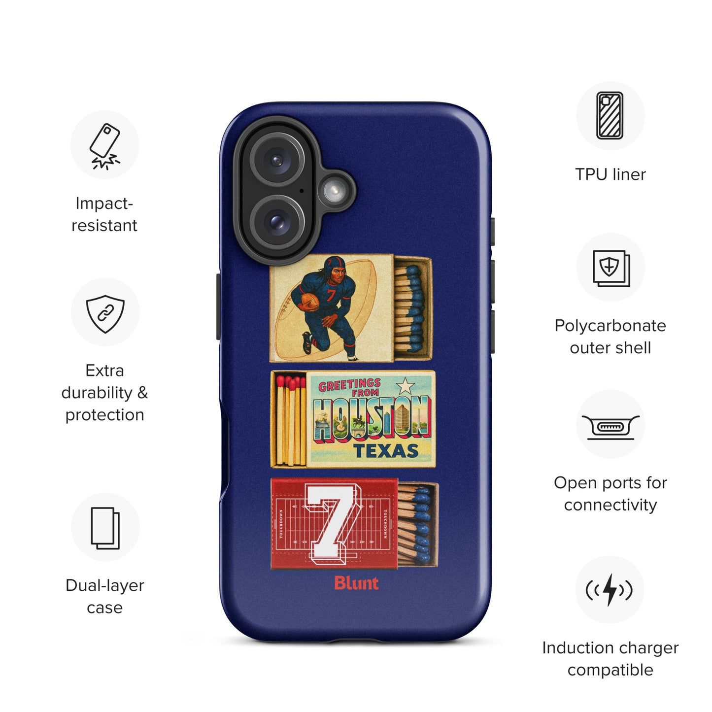 HTown Football iPhone Case