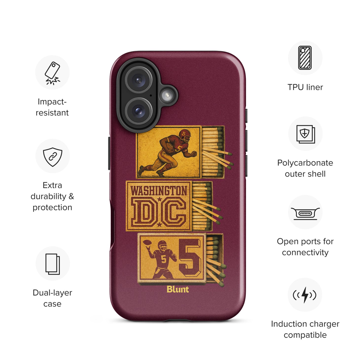DC Football iPhone Case