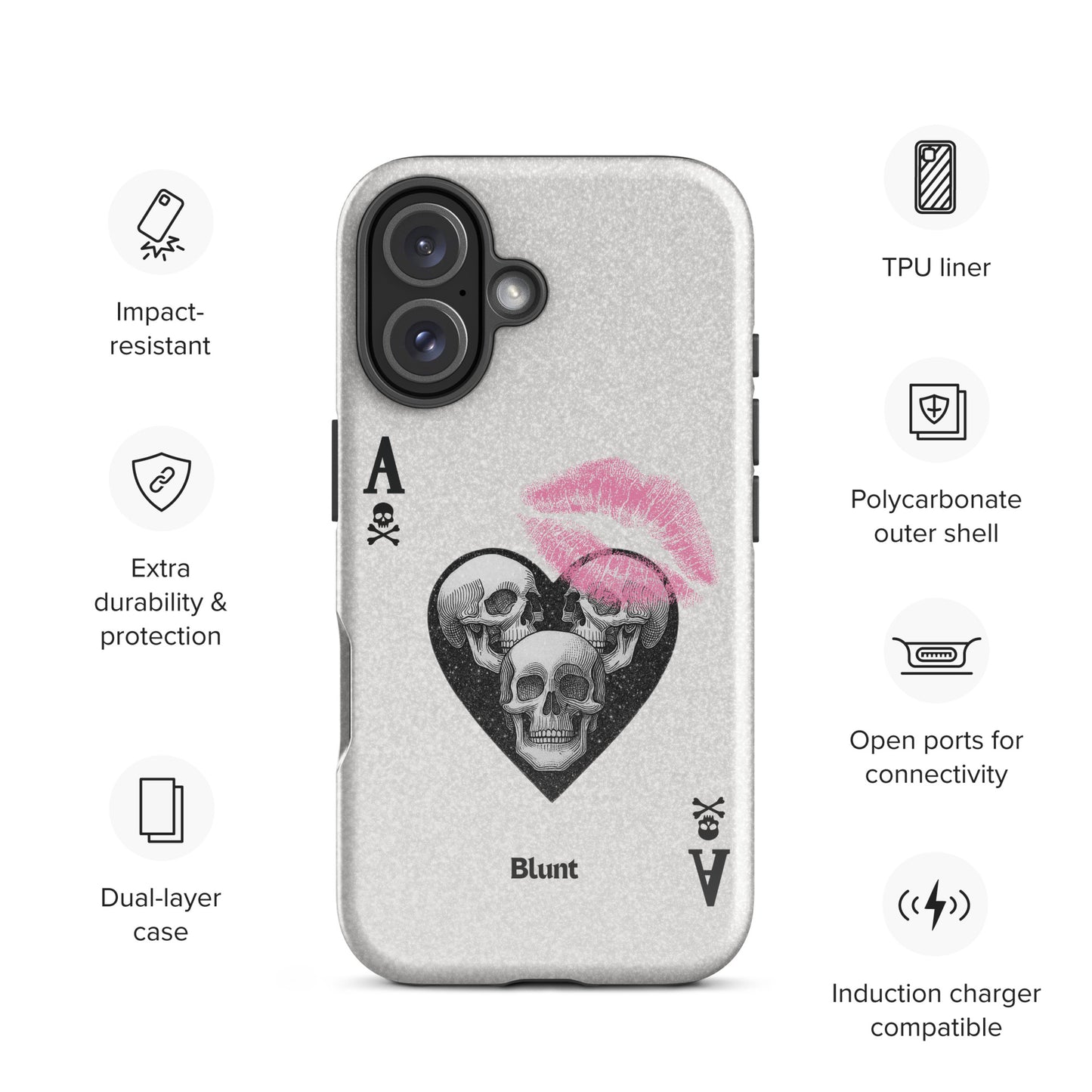 Skull Babe iPhone Case