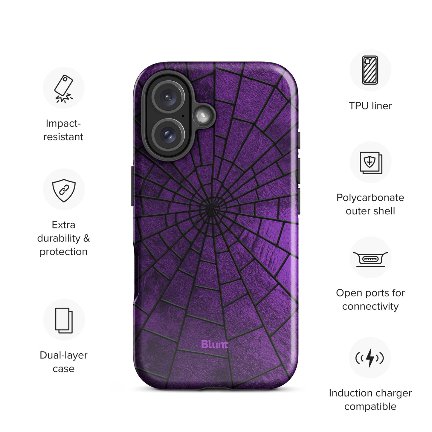 Midnight Web iPhone Case
