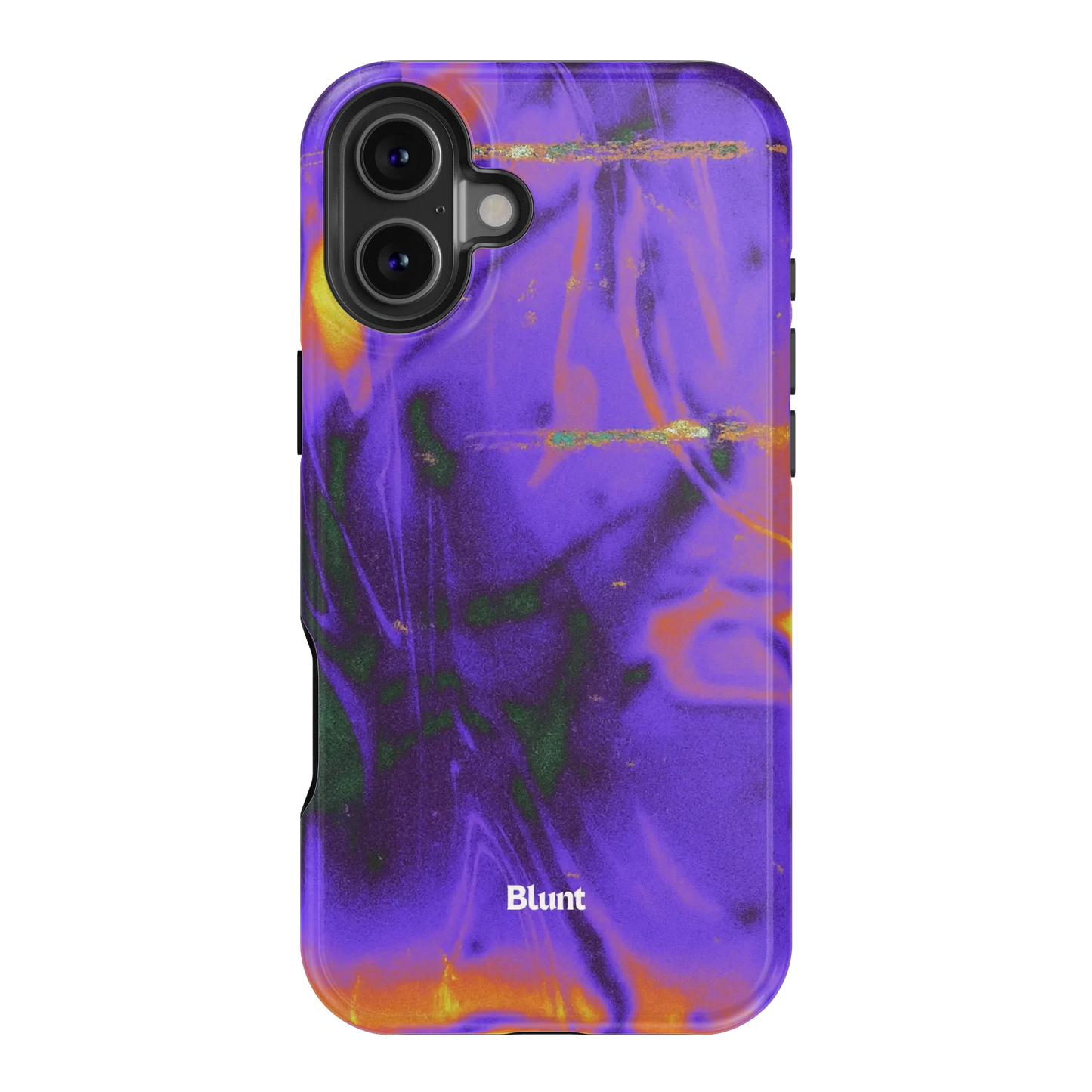 Violet Static iPhone Case