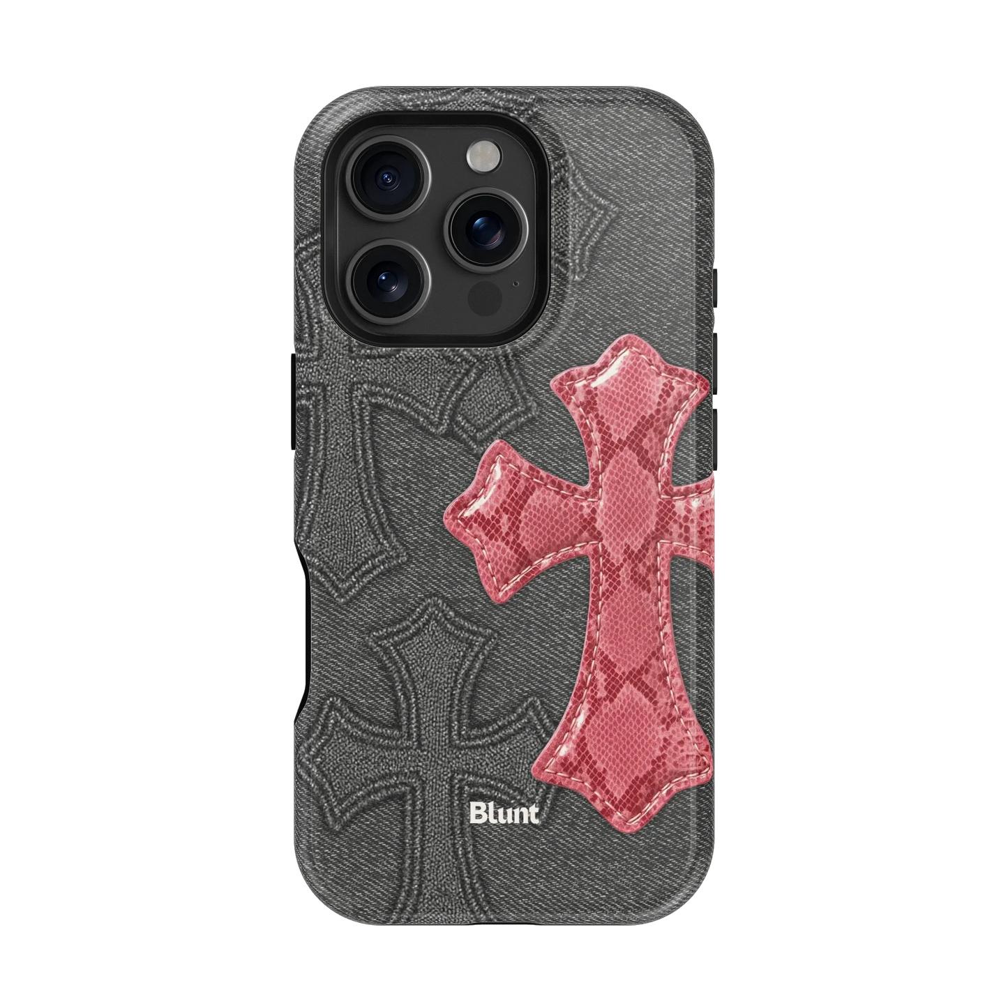 Pinkscale Cross iPhone Case