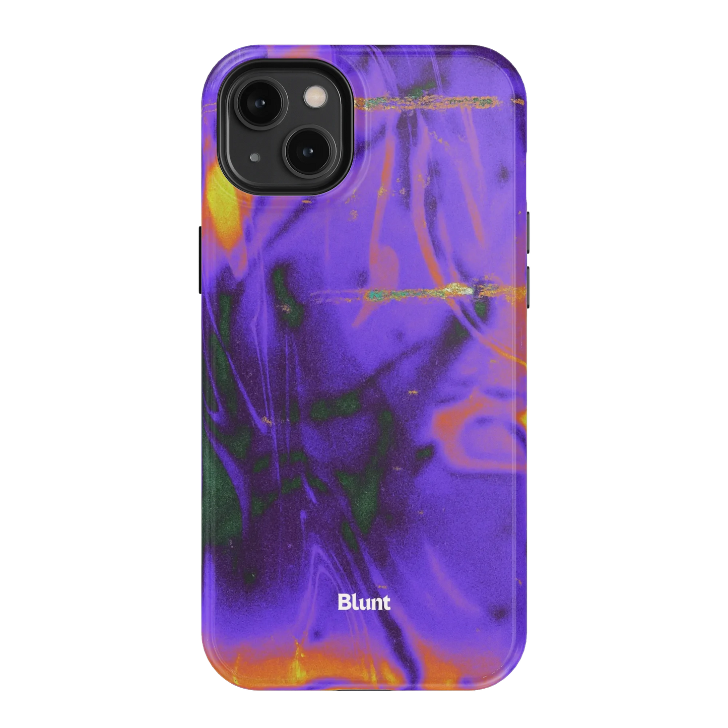 Violet Static iPhone Case