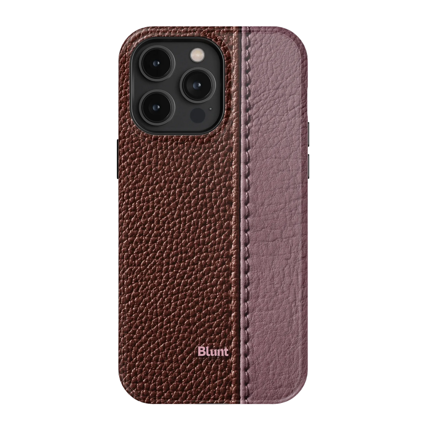 Maroon Grain iPhone Case
