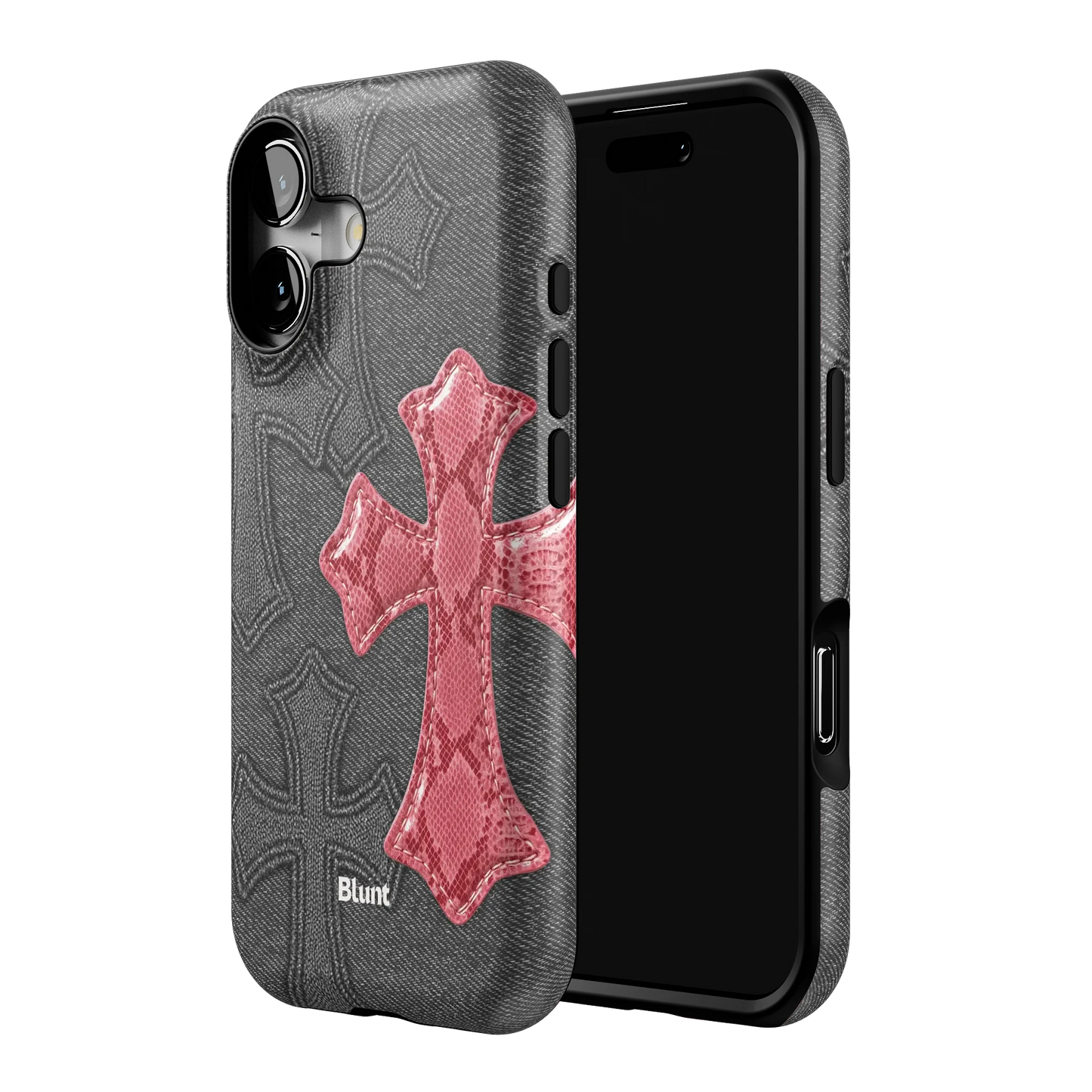 Pinkscale Cross iPhone Case