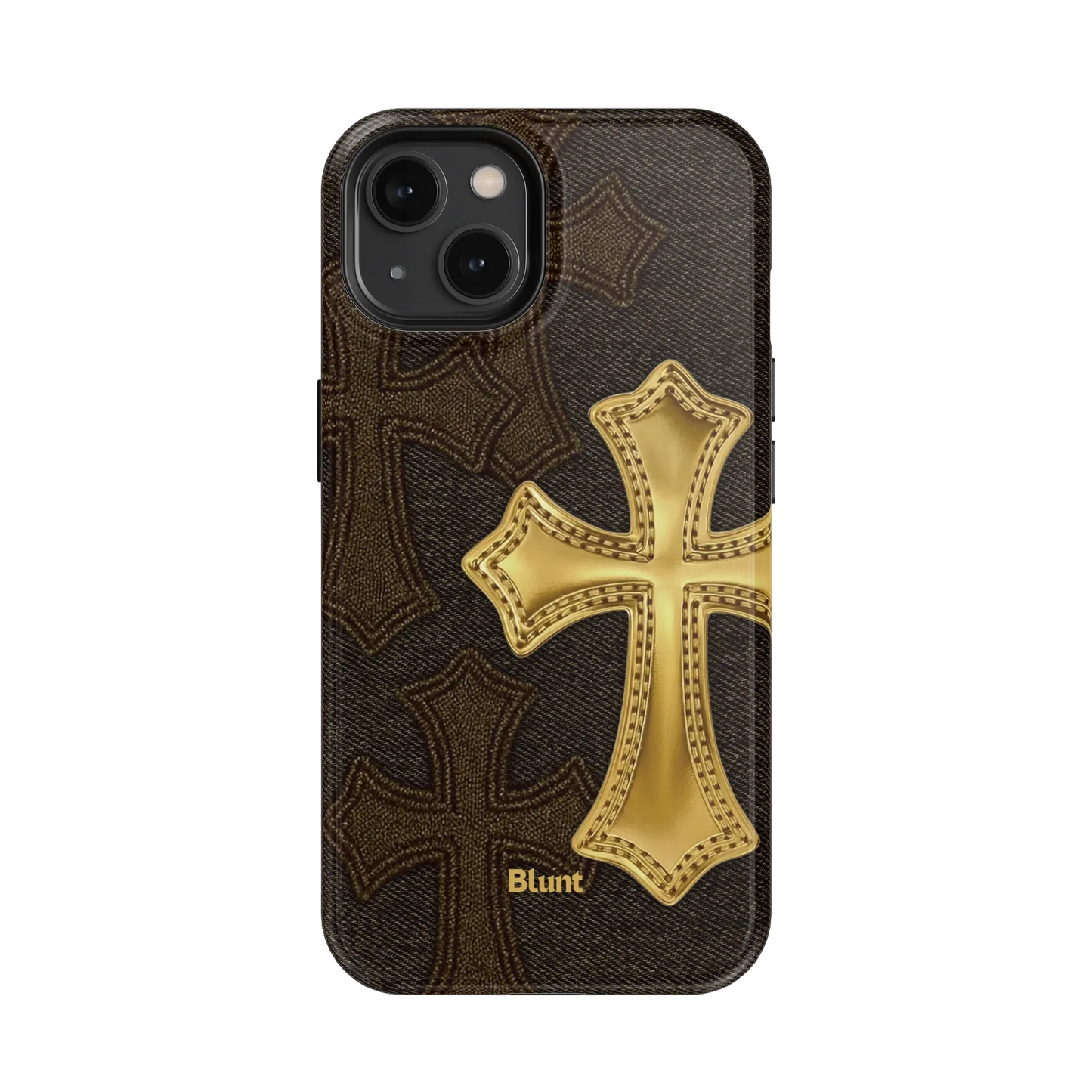 Gold Cross iPhone Case