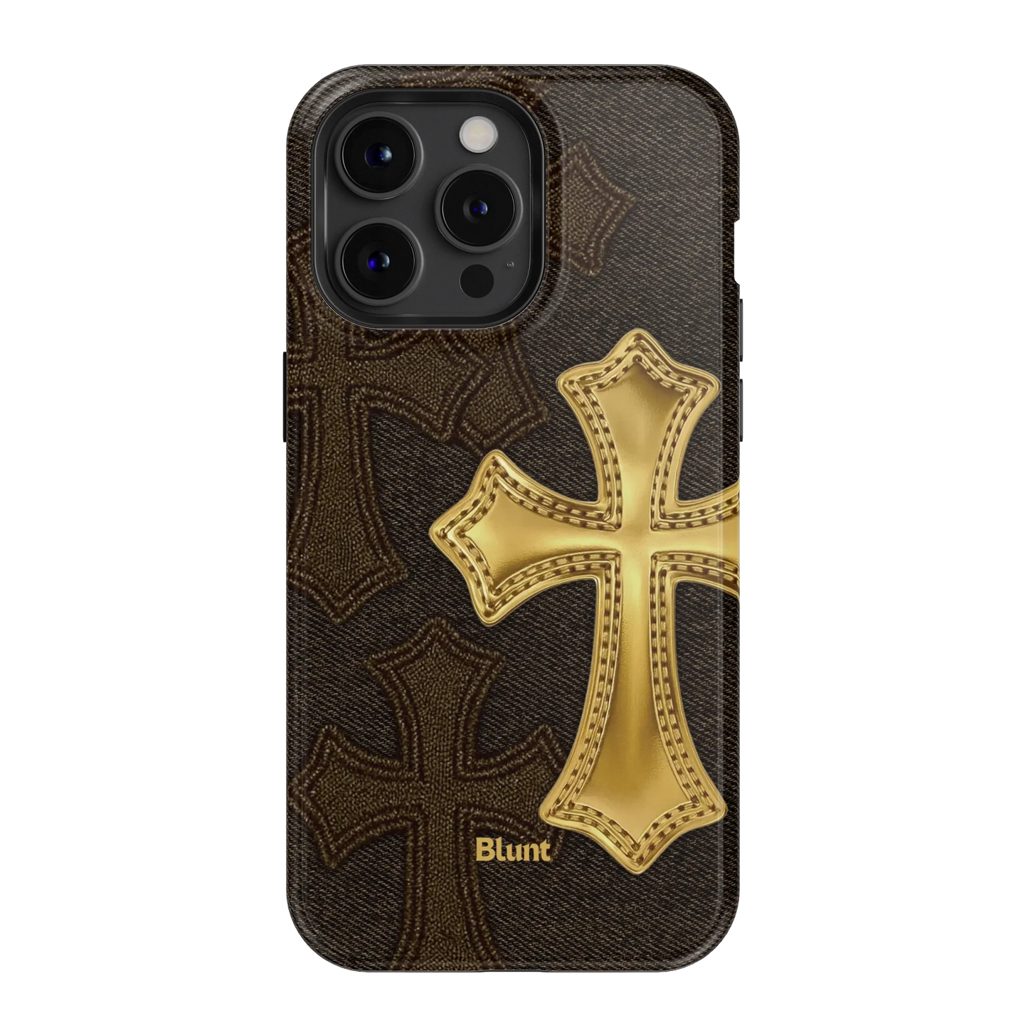 Gold Cross iPhone Case
