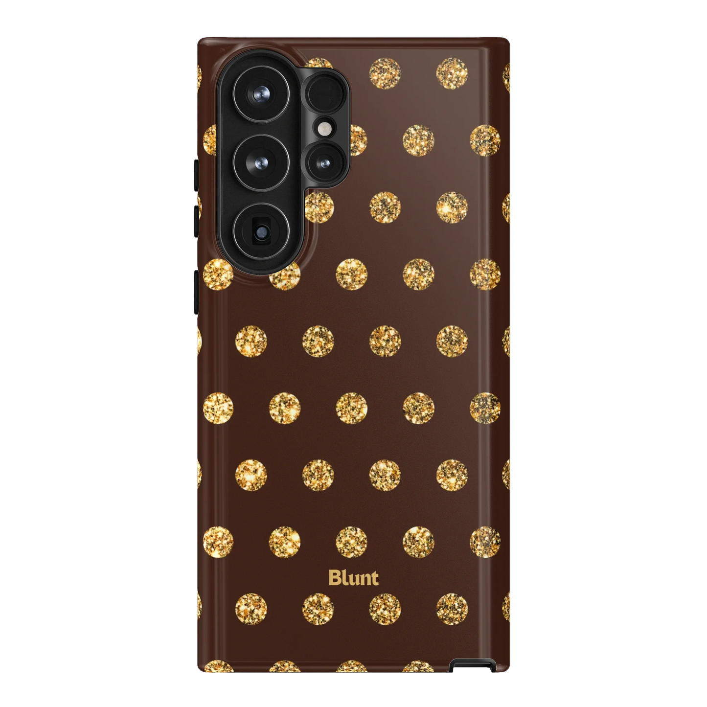 Gold Polka Samsung Case