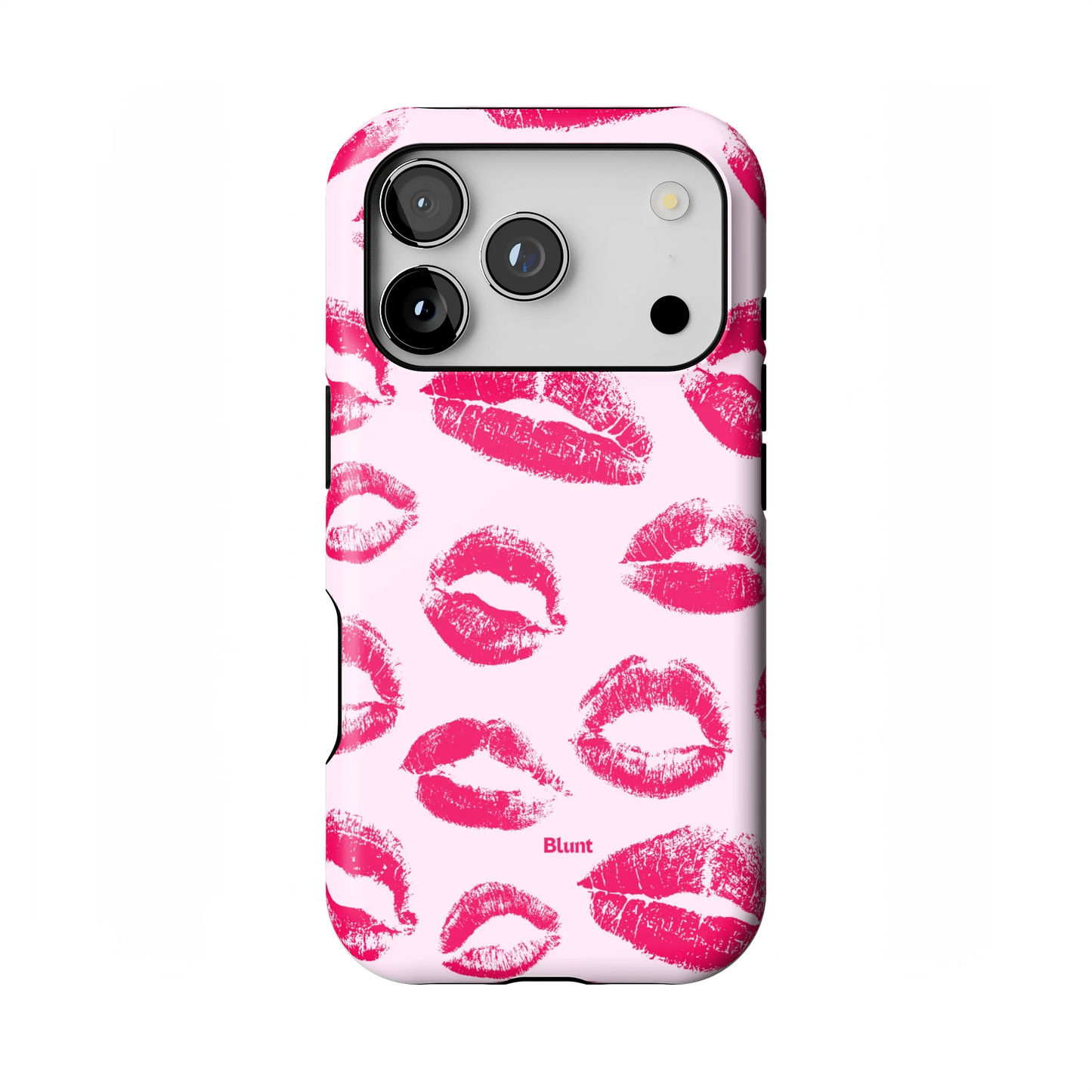 Kiss Me in Pink iPhone Case