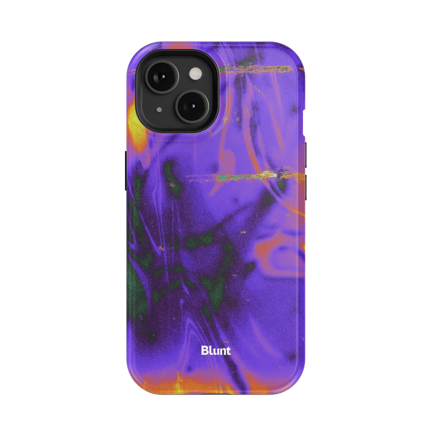 Violet Static iPhone Case
