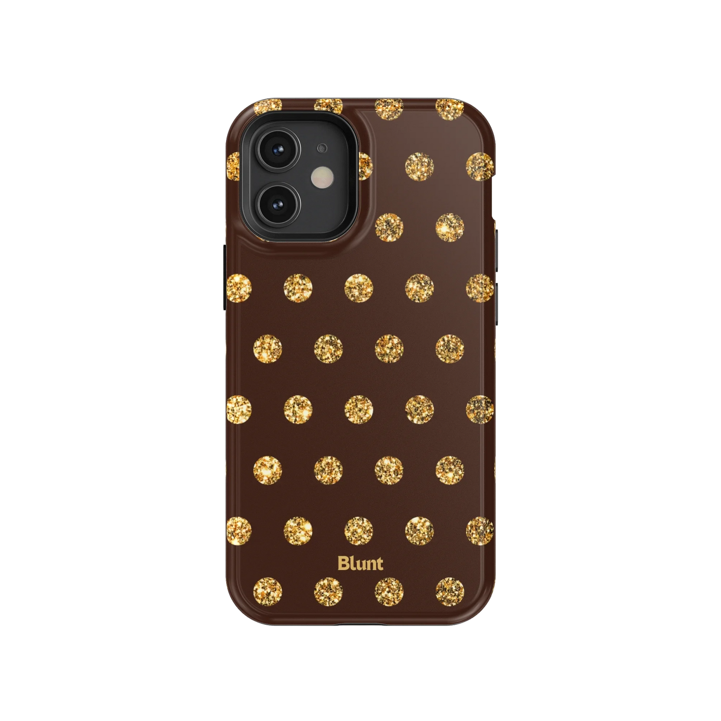 Gold Polka iPhone Case