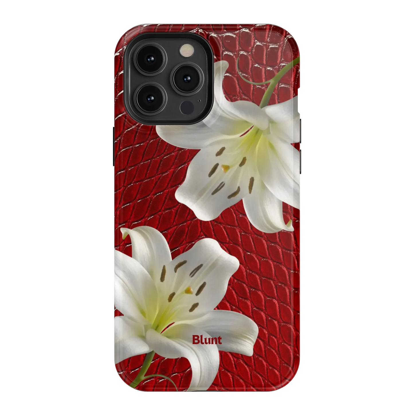 Crimson Lily iPhone Case