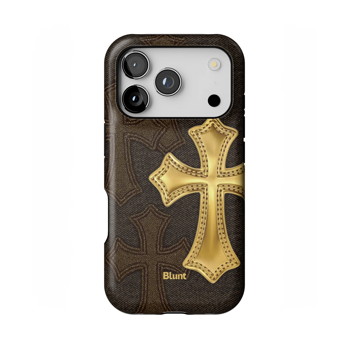 Gold Cross iPhone Case