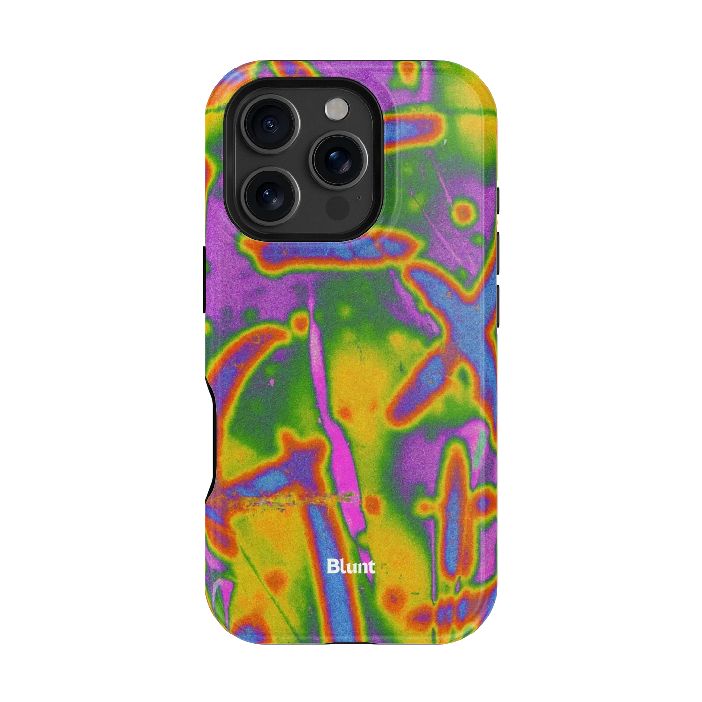 Neon Terrain iPhone Case