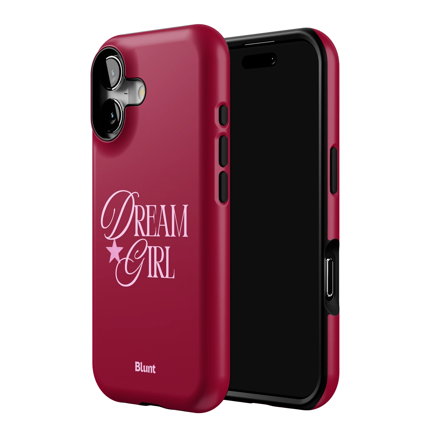 Dream Girl Maroon iPhone Case