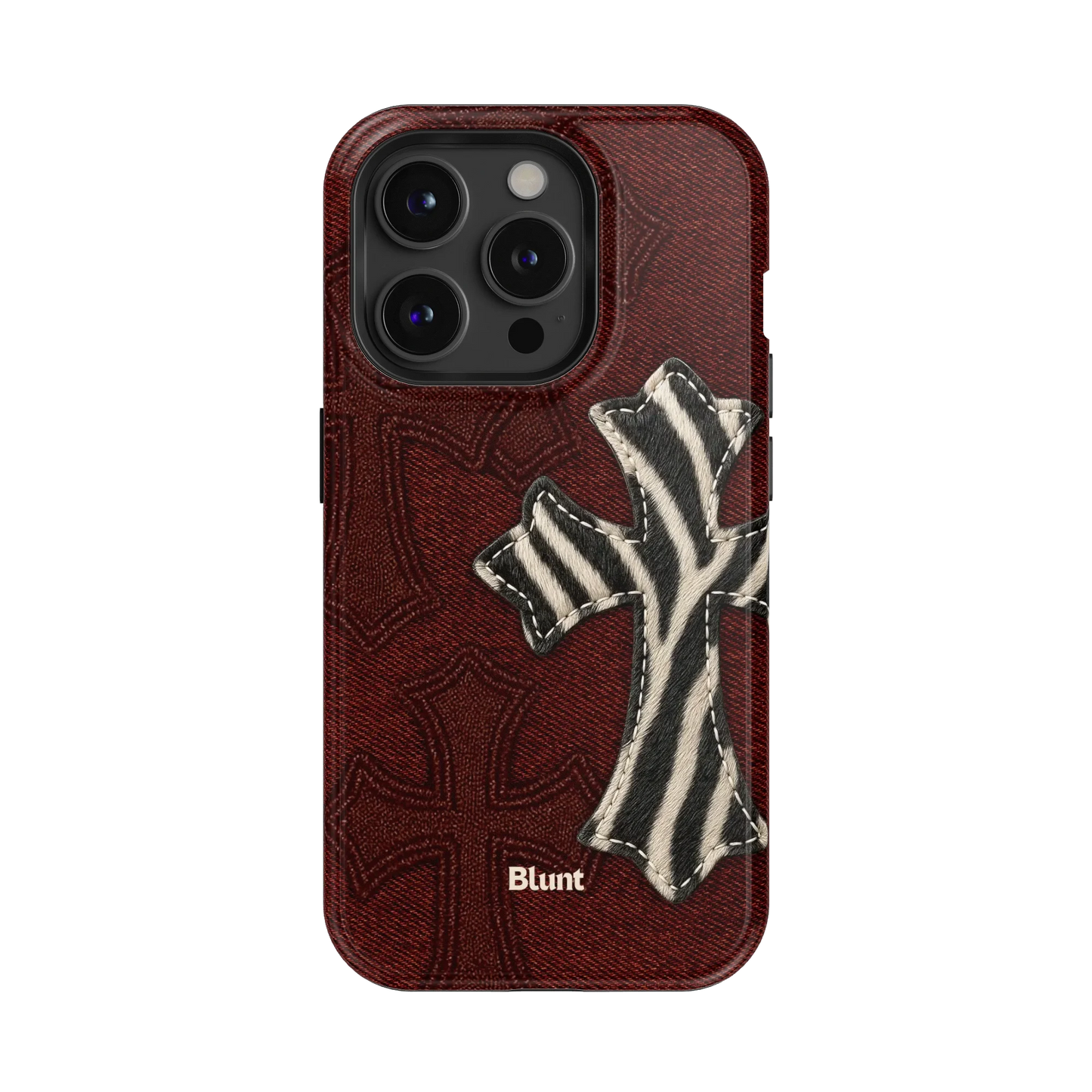 Zebrascale Cross iPhone Case