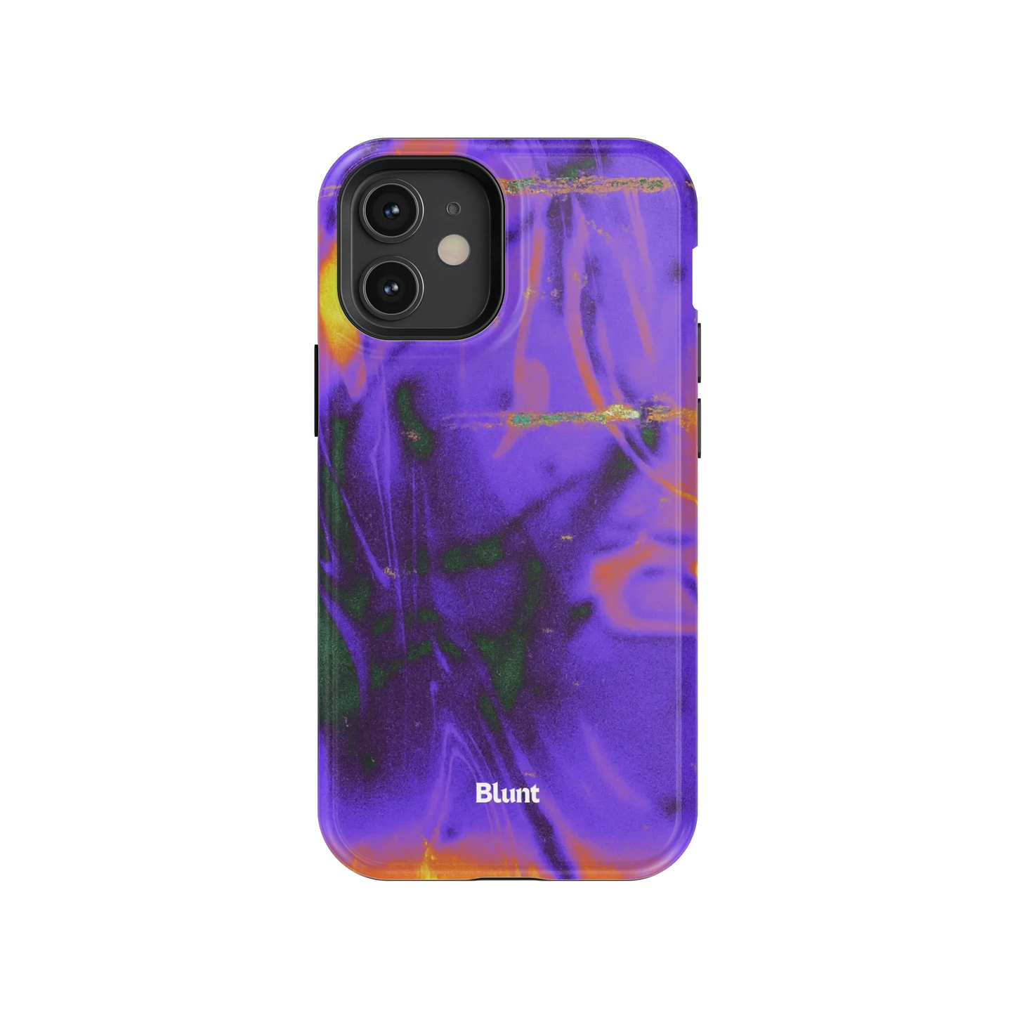 Violet Static iPhone Case