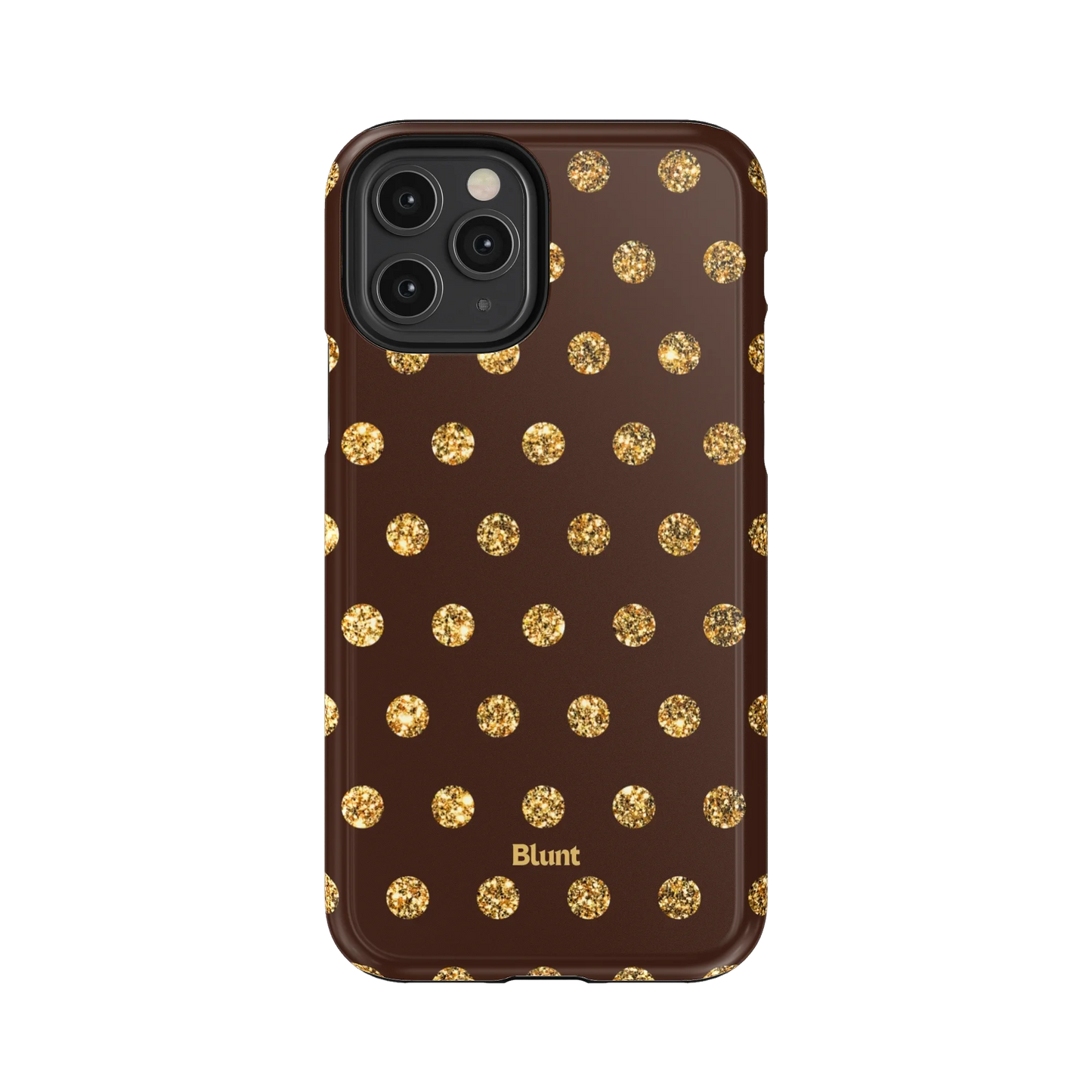 Gold Polka iPhone Case