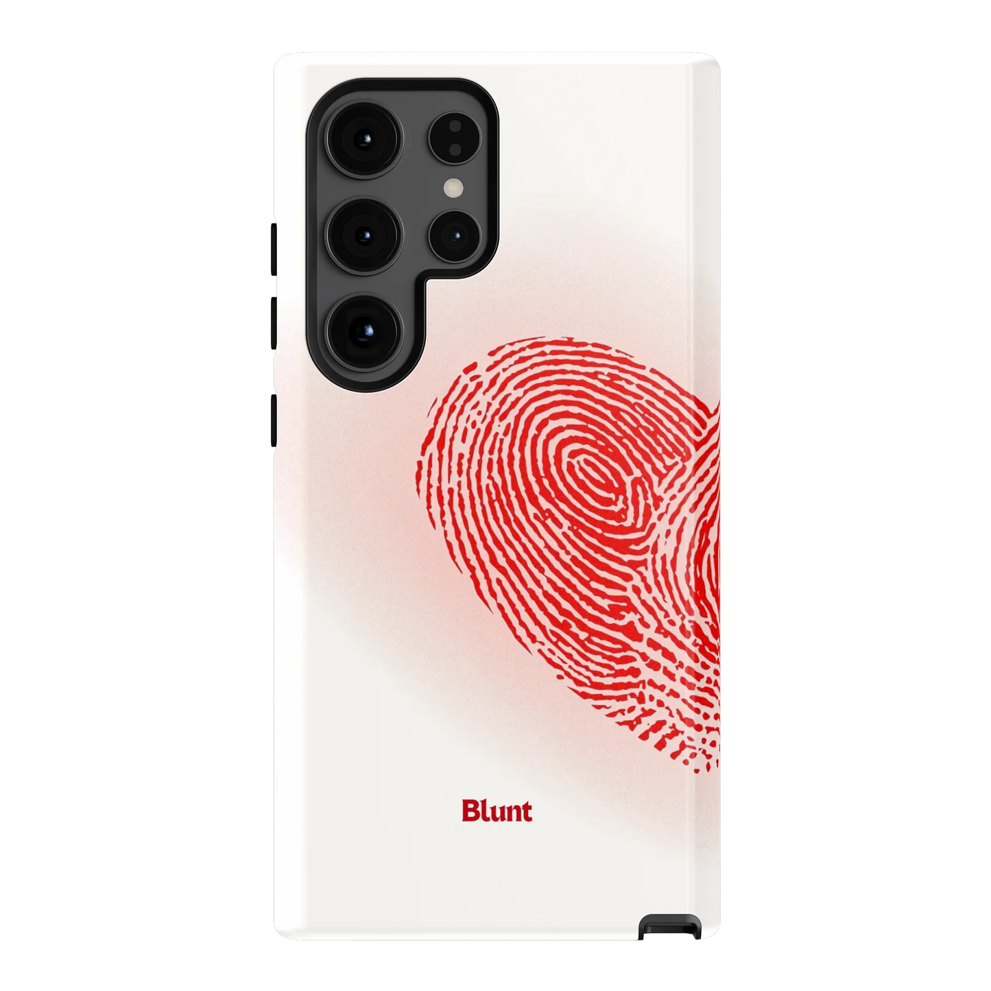 Heart Print White Samsung Case