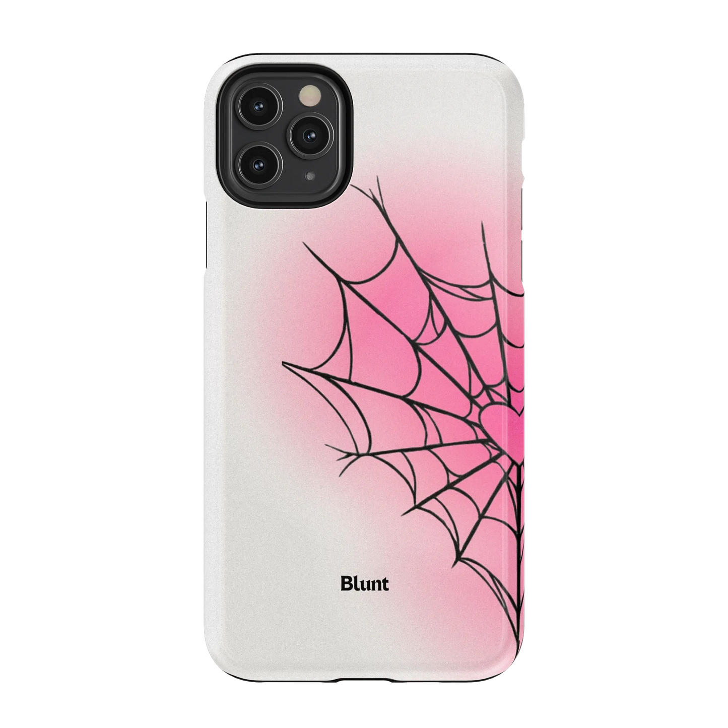White Pink Web iPhone Case
