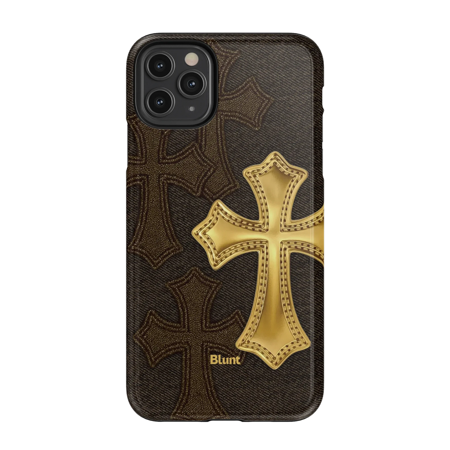 Gold Cross iPhone Case