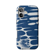 Navy Noir Abstract iPhone Case
