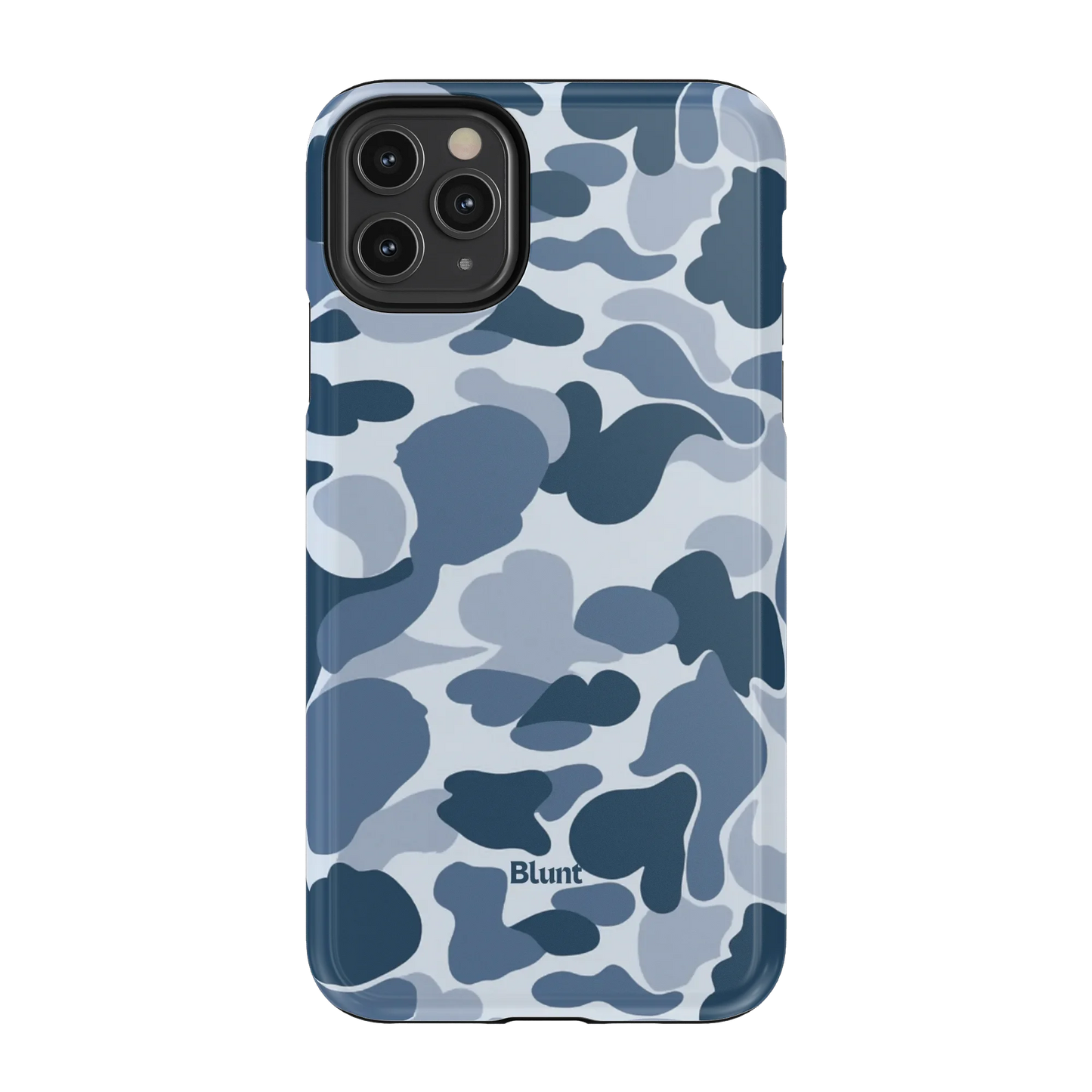 Bluish Camo iPhone Case