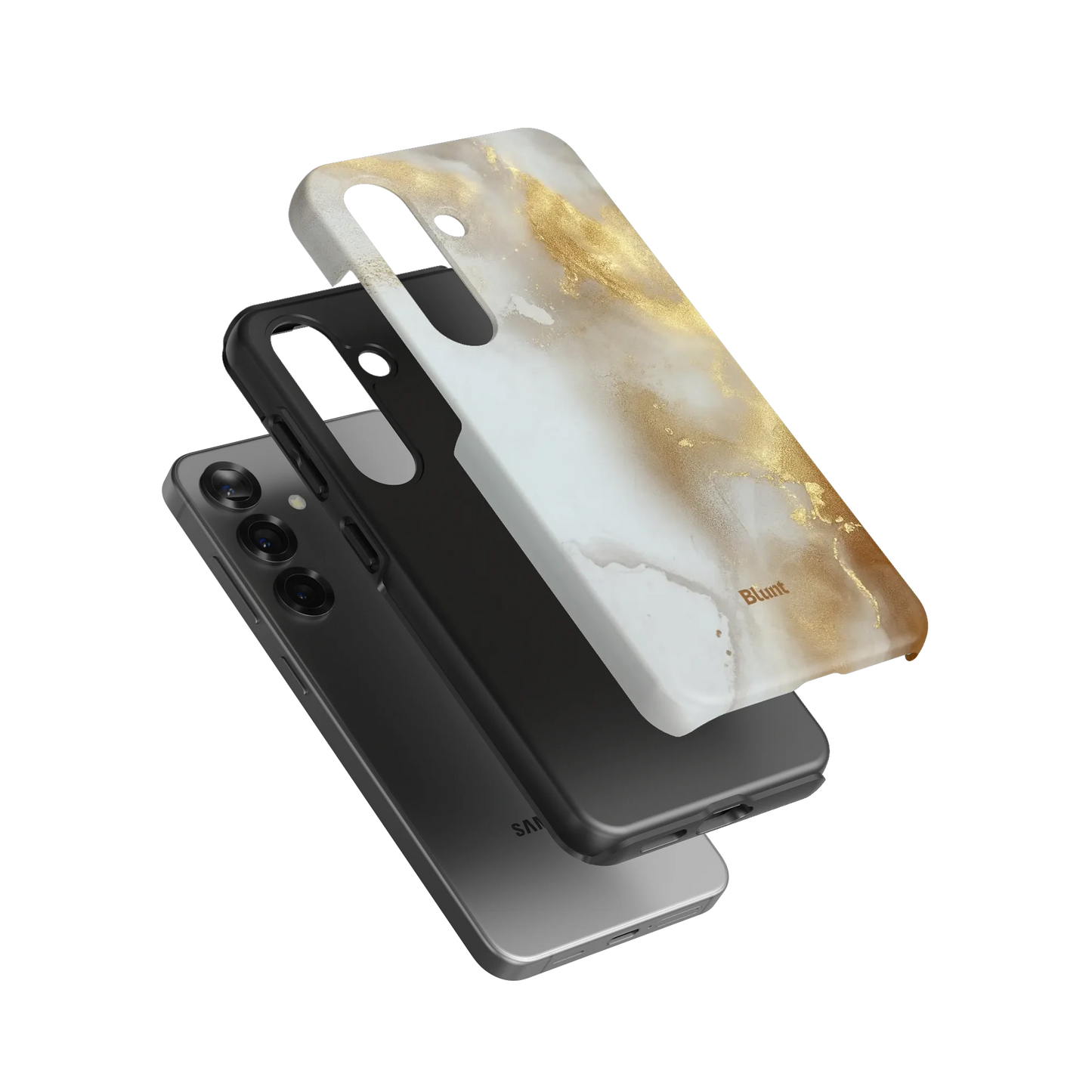 Ivory Marble Samsung Case