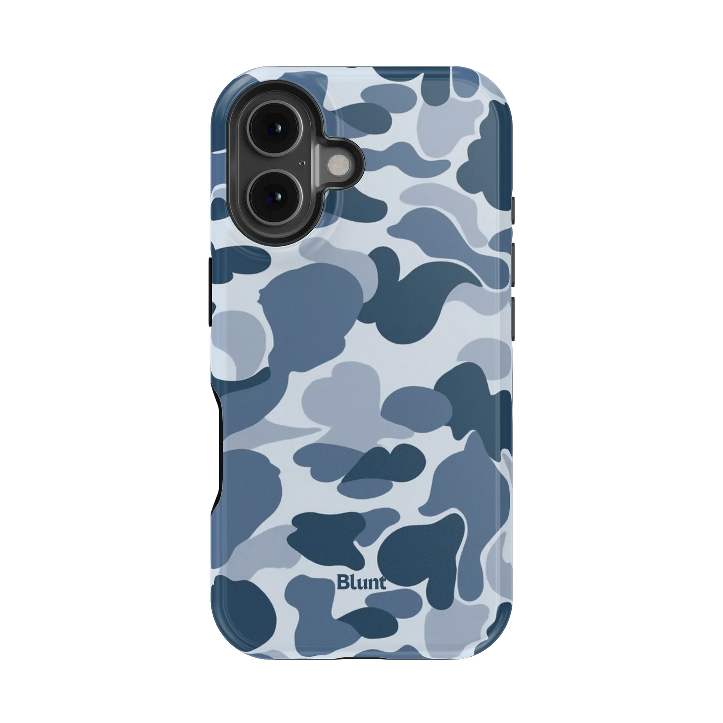 Bluish Camo iPhone Case