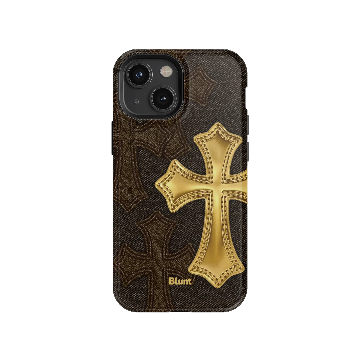Gold Cross iPhone Case