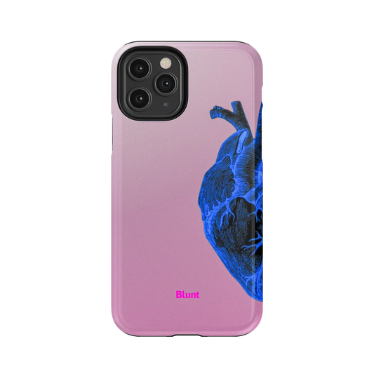 Anatomy Heart Blue iPhone Case