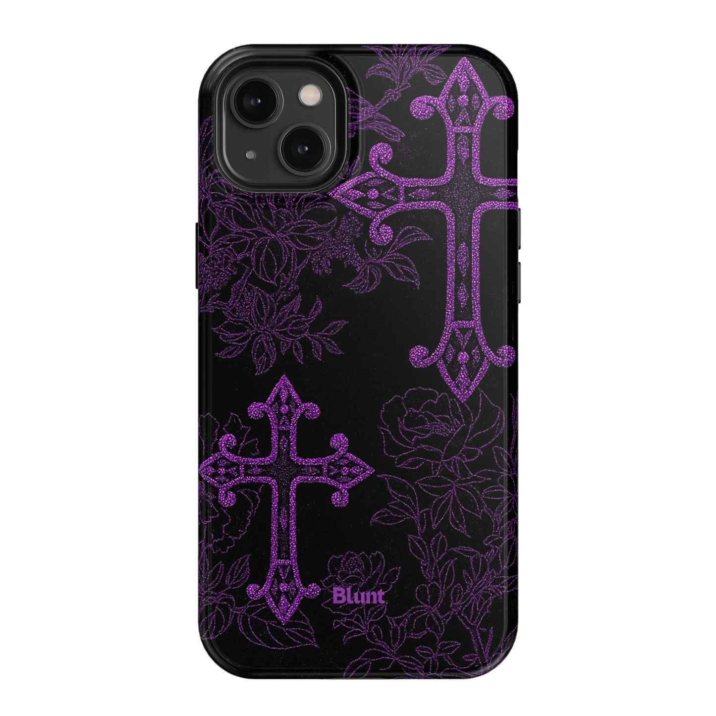 Purple Cross iPhone Case