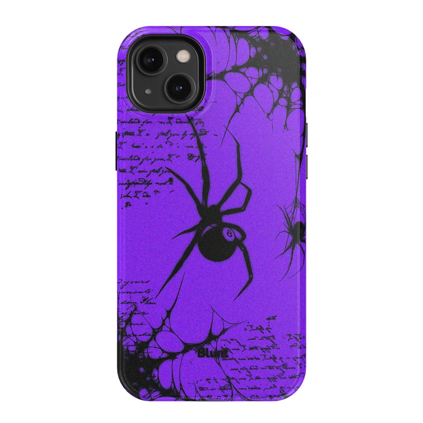 Violet Script iPhone Case