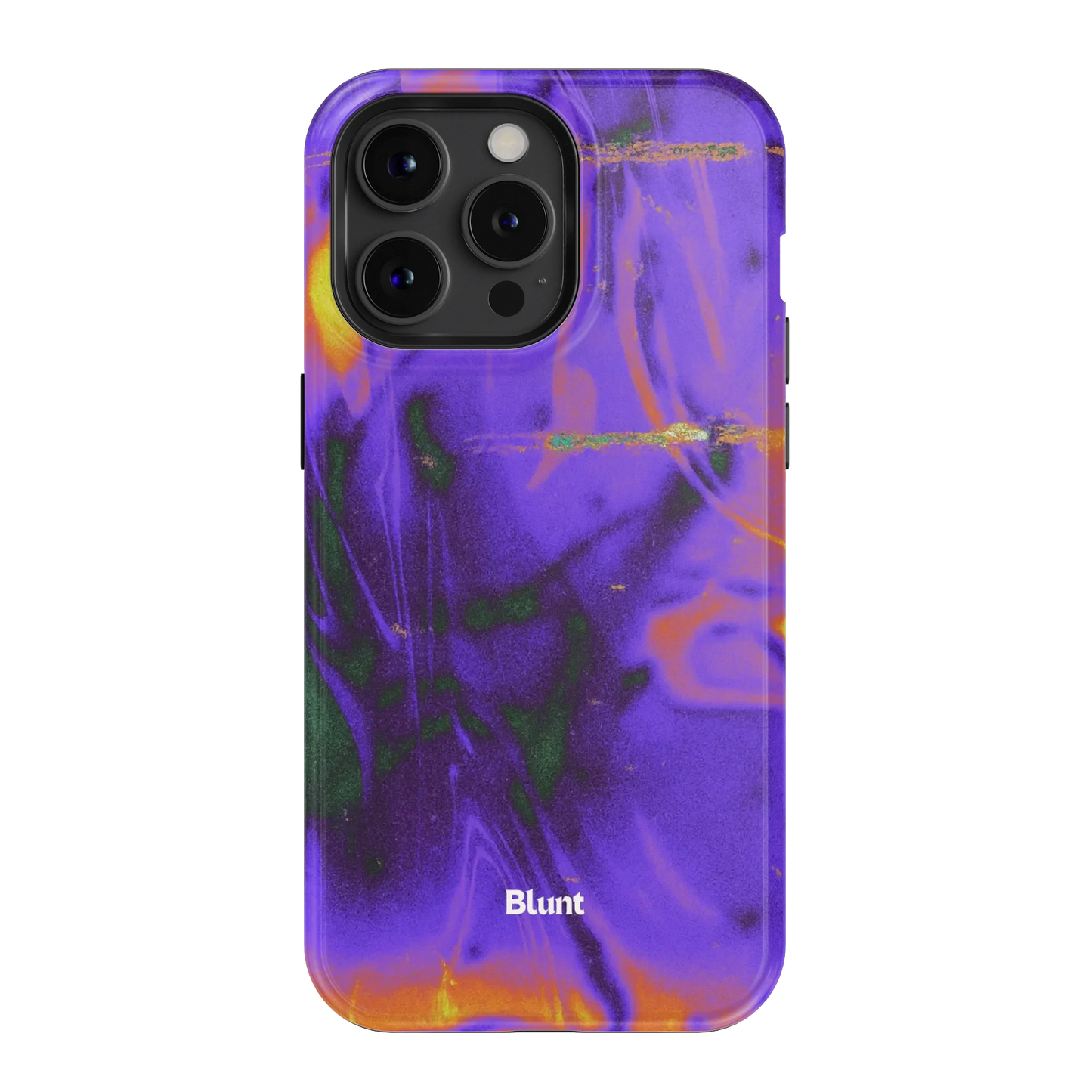 Violet Static iPhone Case