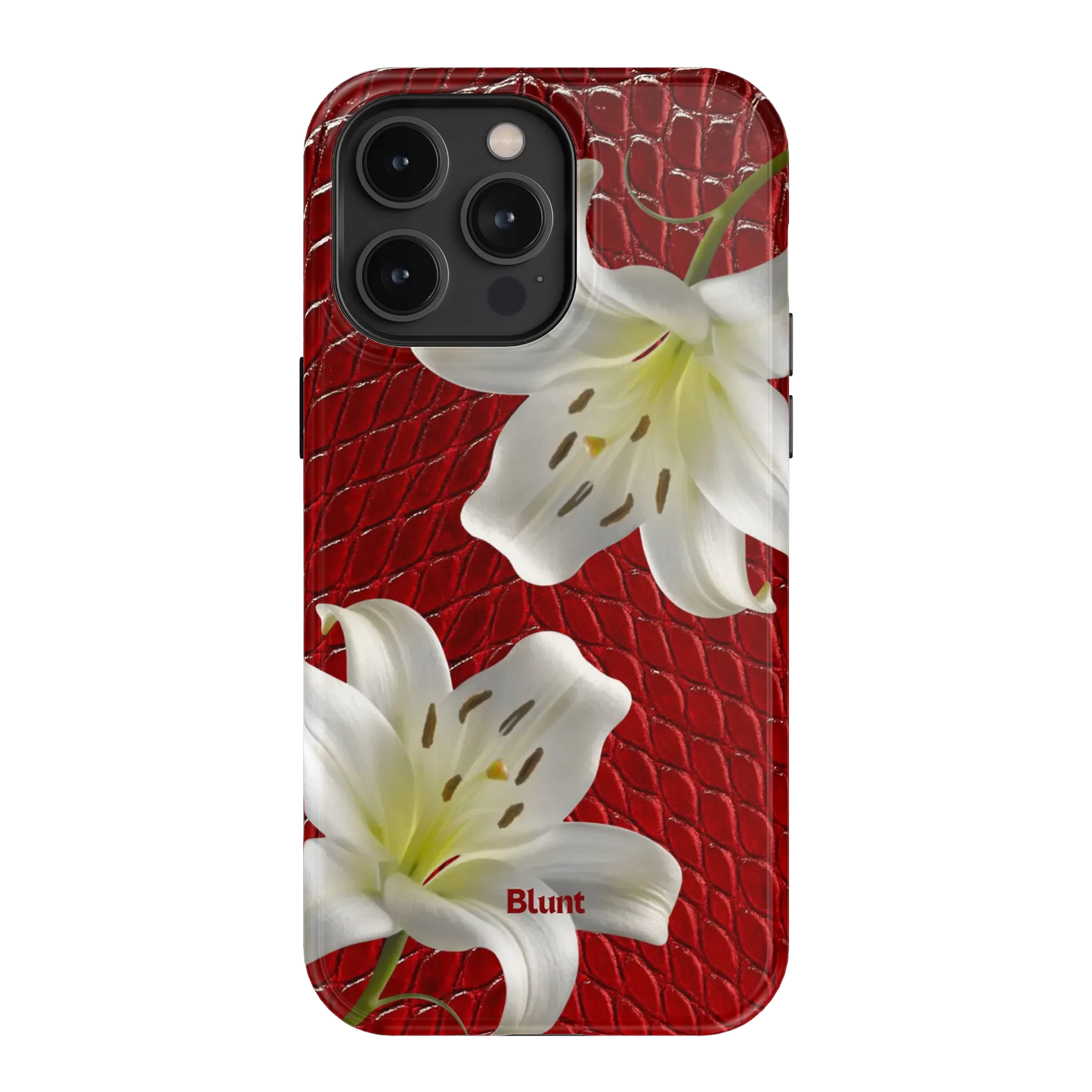 Crimson Lily iPhone Case