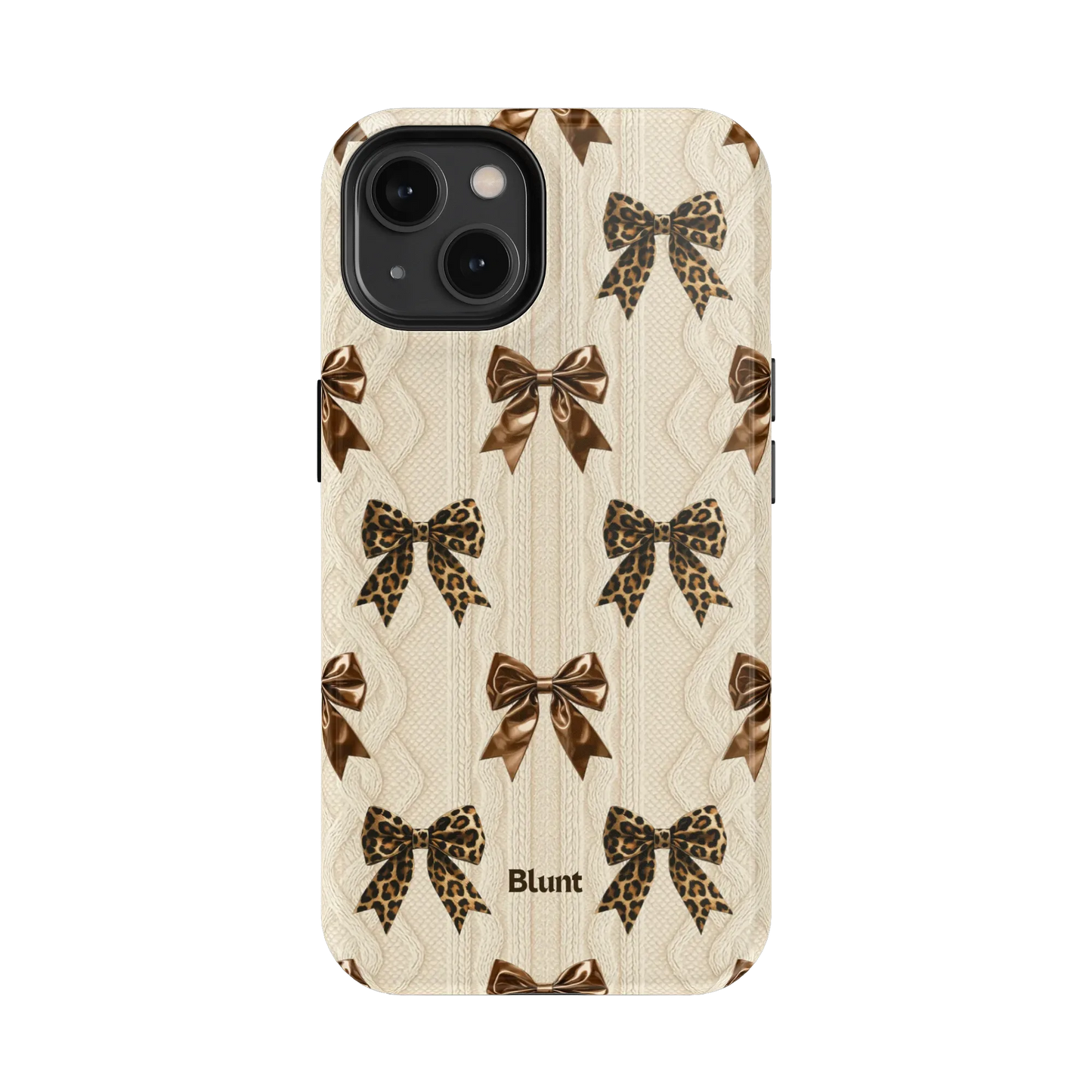 Cheetah Knit iPhone Case