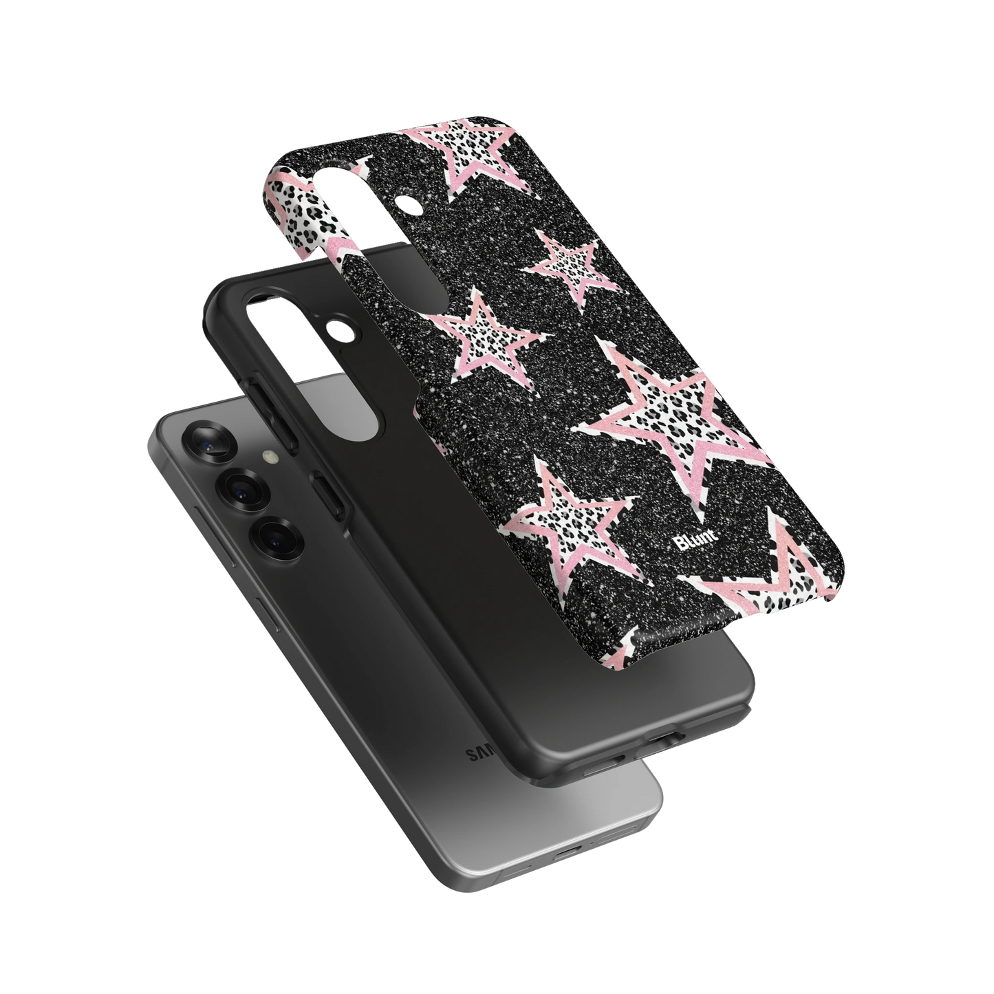 Pink Zebra Stars Samsung Case