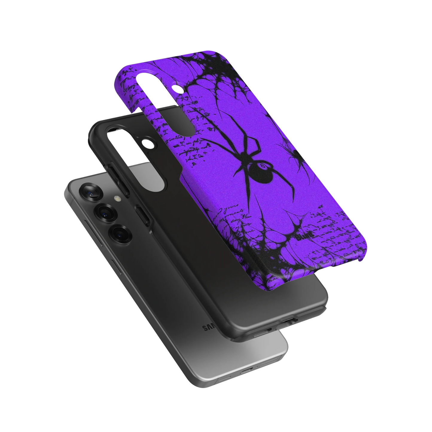Violet Script Samsung Case