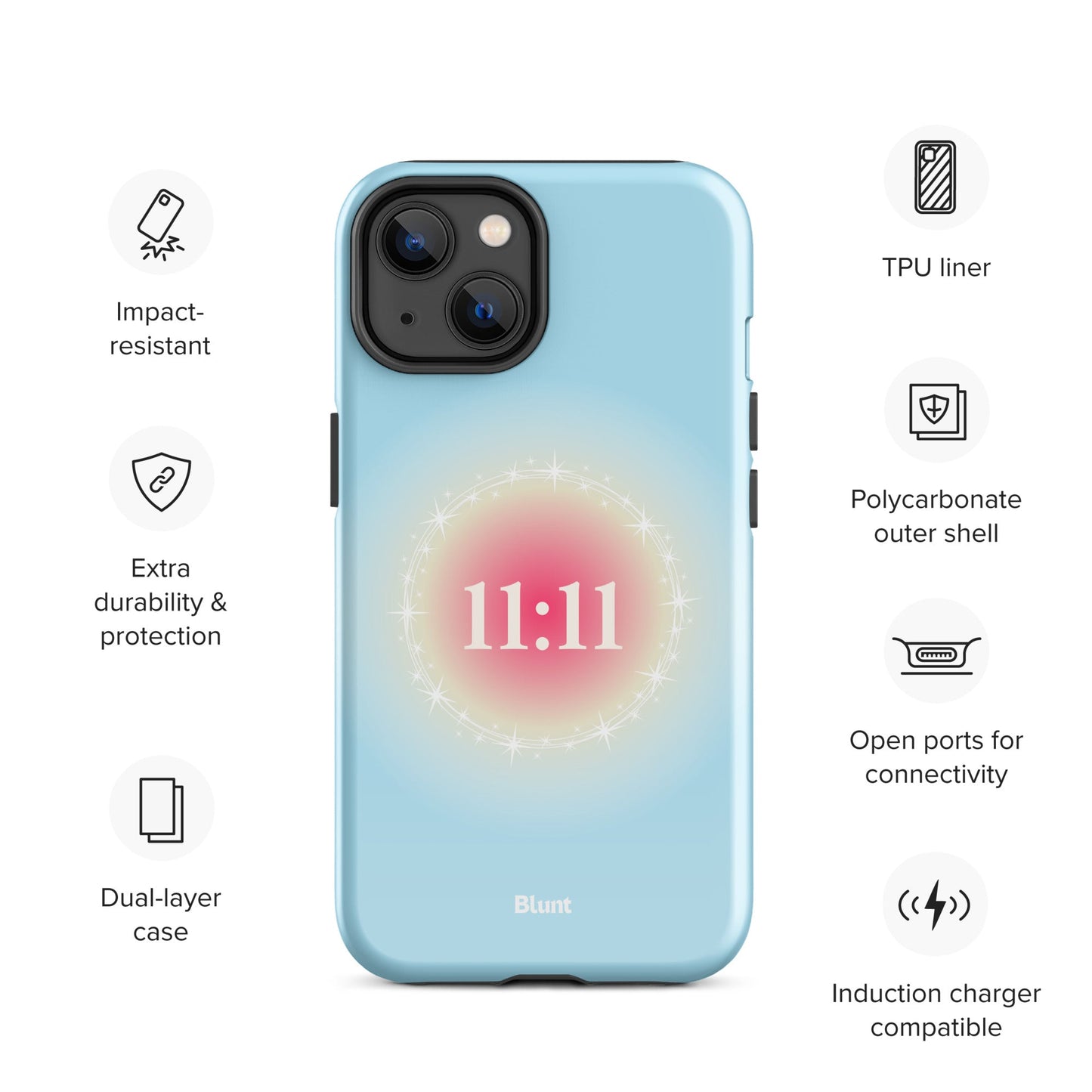 11:11 iPhone Case - blunt cases