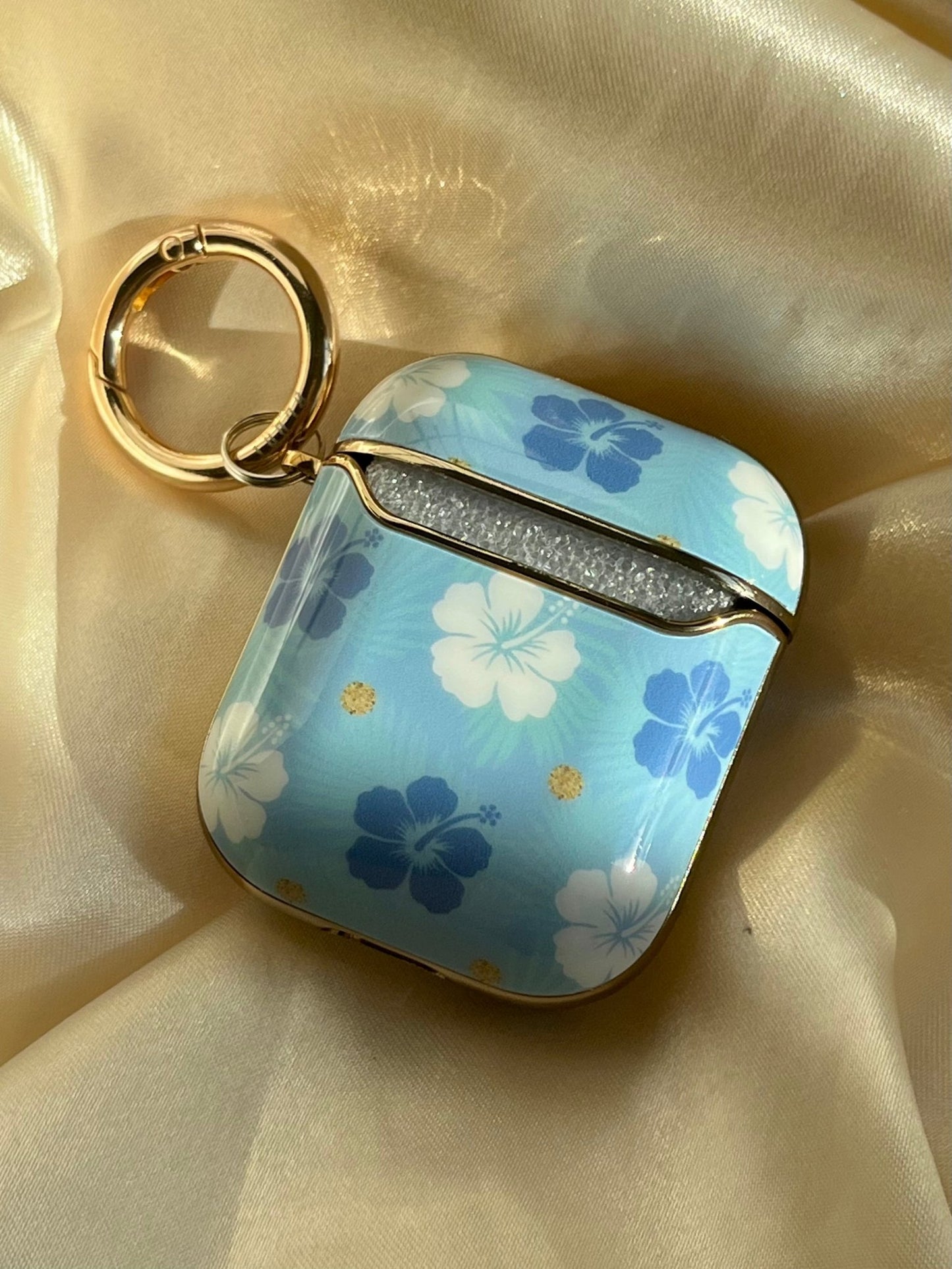 Blue Hibiscus Airpod Case - blunt cases