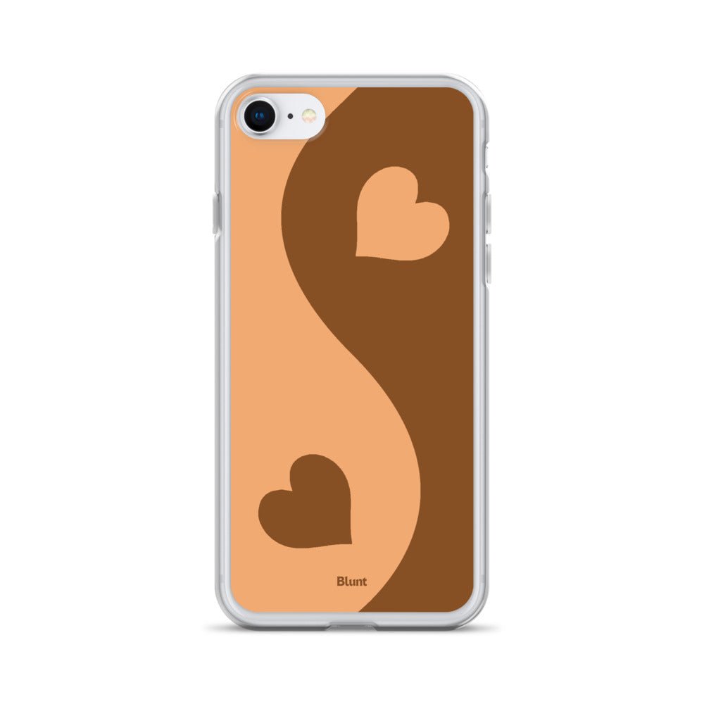 Brown Luv Balance iPhone Case - blunt cases