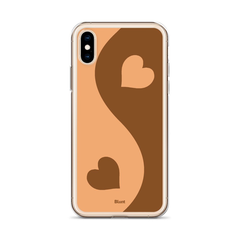 Brown Luv Balance iPhone Case - blunt cases