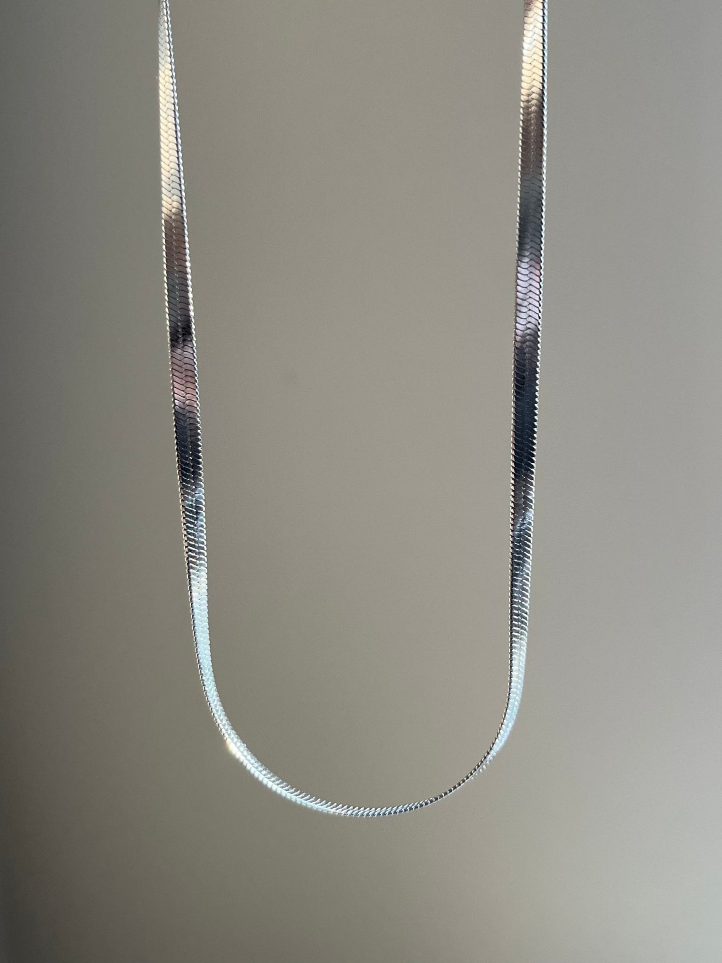 Classic Silver Necklace - blunt cases