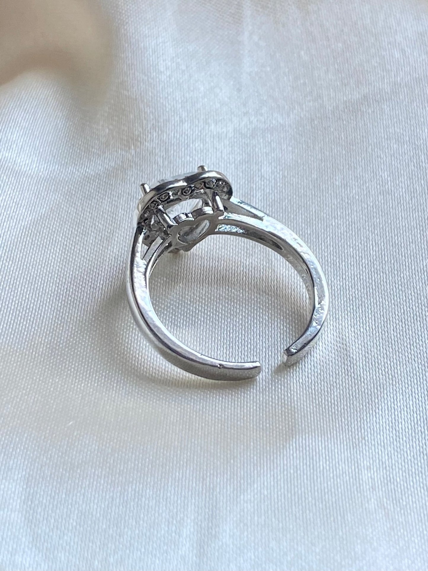 Diamond Heart Ring - blunt cases