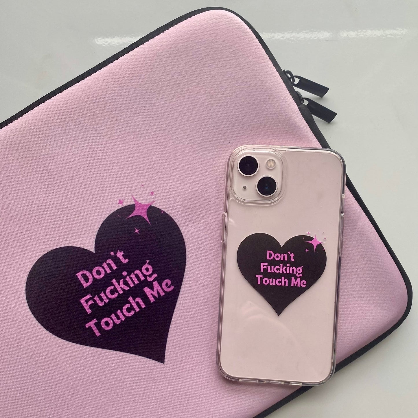 Don't Touch Laptop Sleeve - blunt cases