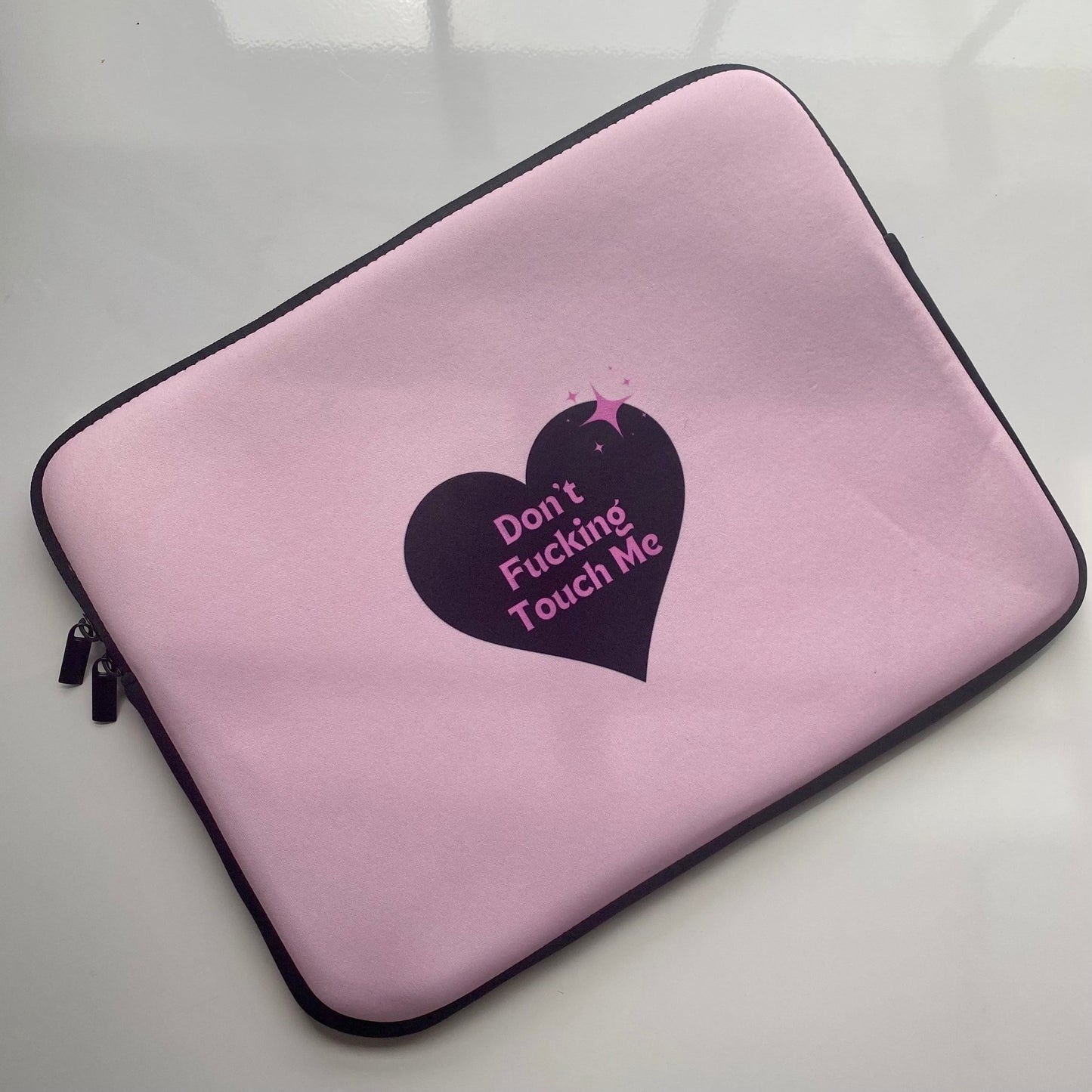Don't Touch Laptop Sleeve - blunt cases