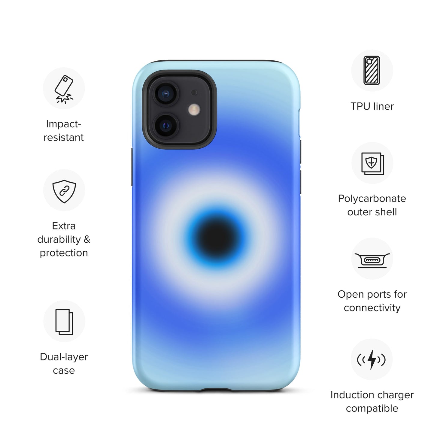 Evil Eye Aura iPhone case - blunt cases